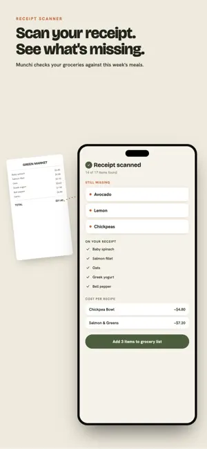 Munchi: Meal Planner & Recipes screenshot 1