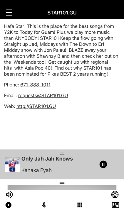 STAR101 Stream Player