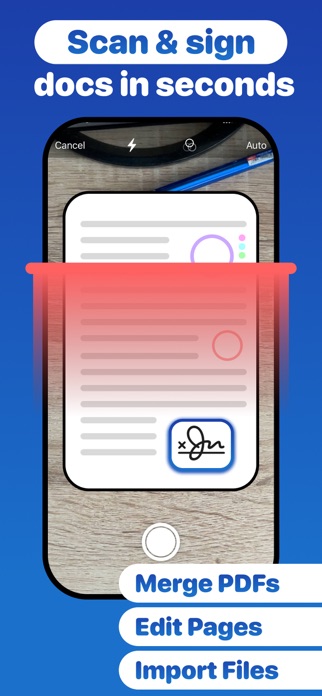 Docus Scan & Sign PDF Docs Screenshot 1 of 6