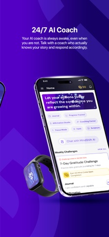 MindShift App. Screenshot 2 of 7