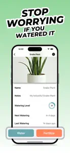 Plant Water Tracker-Plantasia screenshot #4 for iPhone