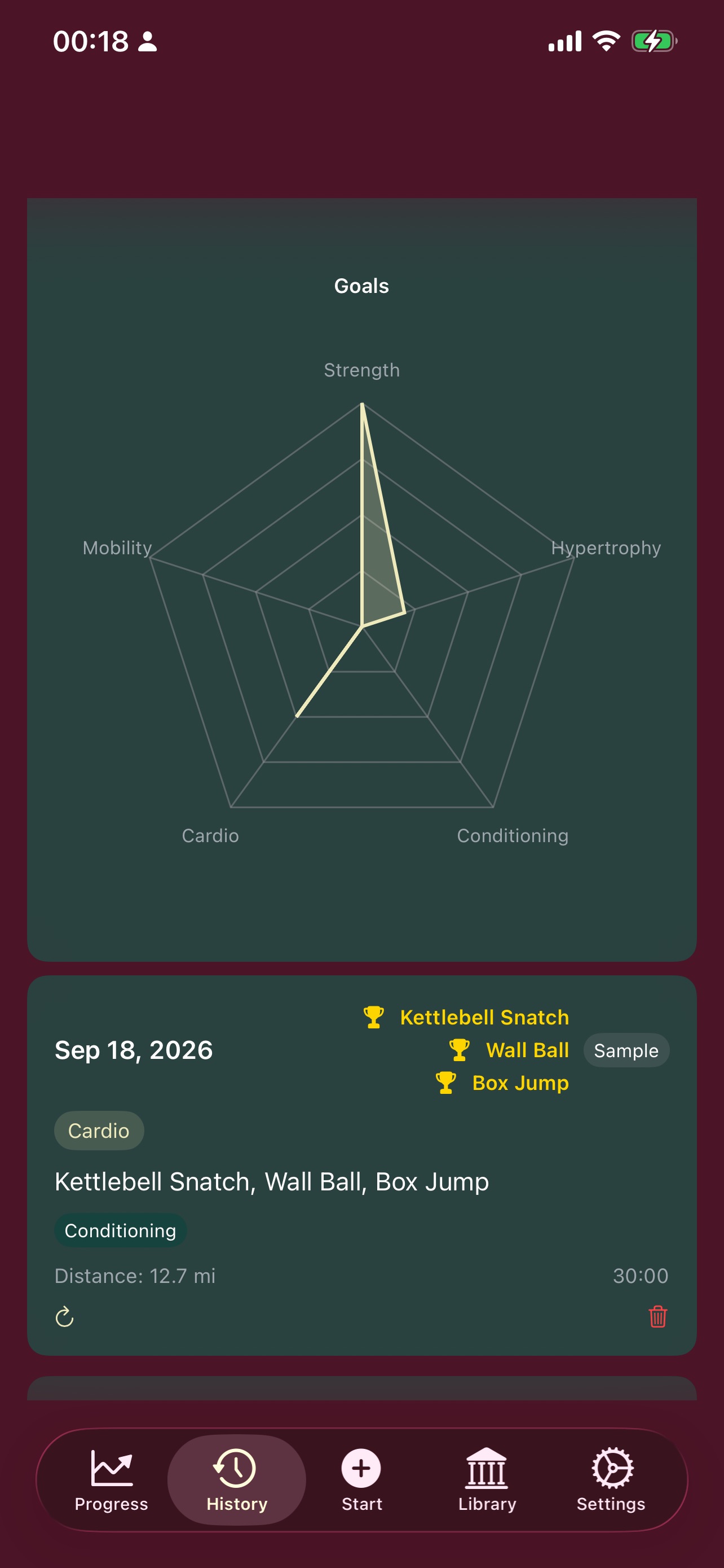 Screenshot 2 of HybridTrainr