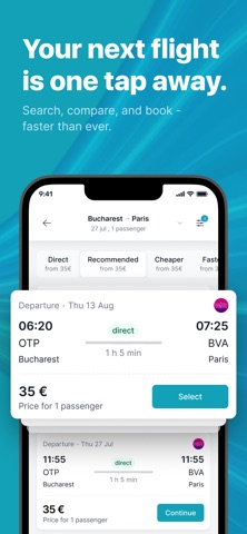Zbor24: Cheap Flights iPhone screenshot