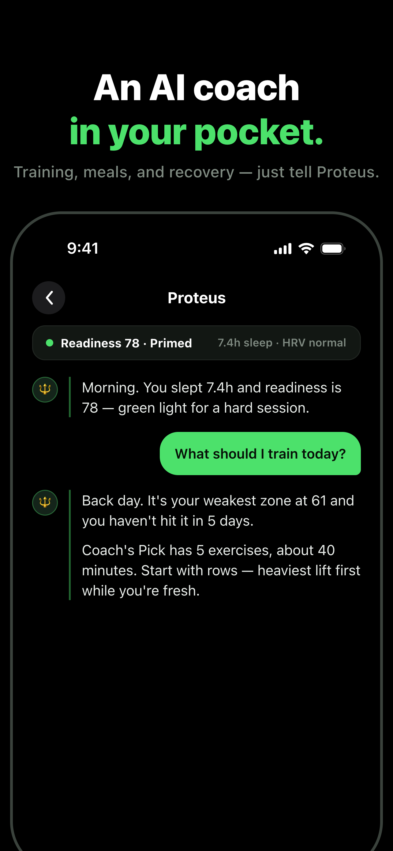Sculpt - AI Fitness Coach screenshot 3