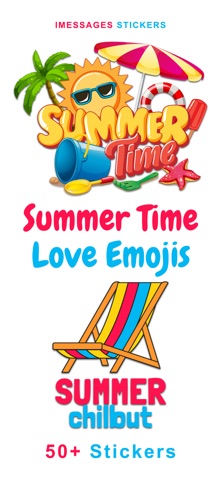 Summer Time Love Emojis screenshot