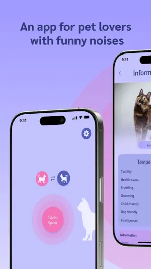 Bark & Meow Pet Talk Simulator screenshot 1