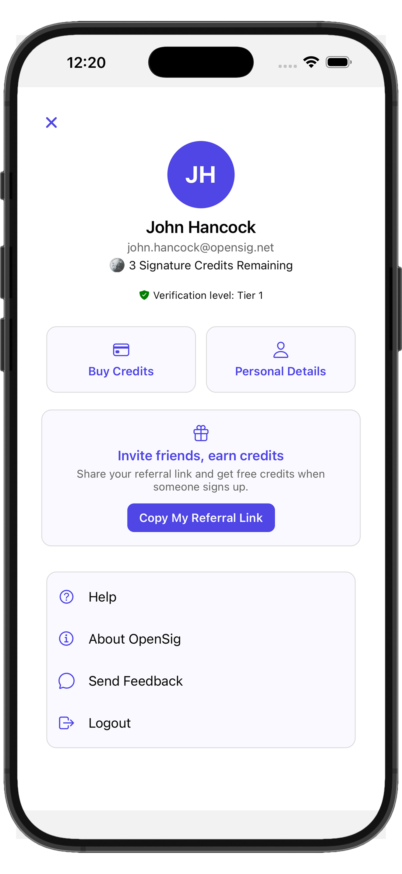OpenSig screenshot 6