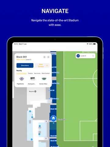 Hill Dickinson Stadium iPad screenshot
