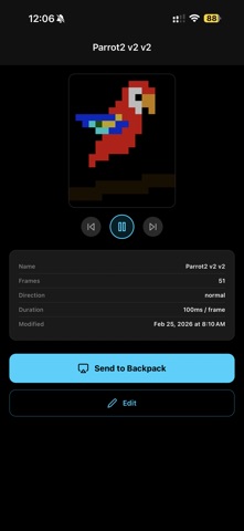 Unofficial Pix Backpack iPhone screenshot