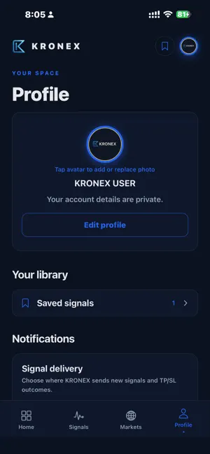 KRONEX Signals screenshot 1
