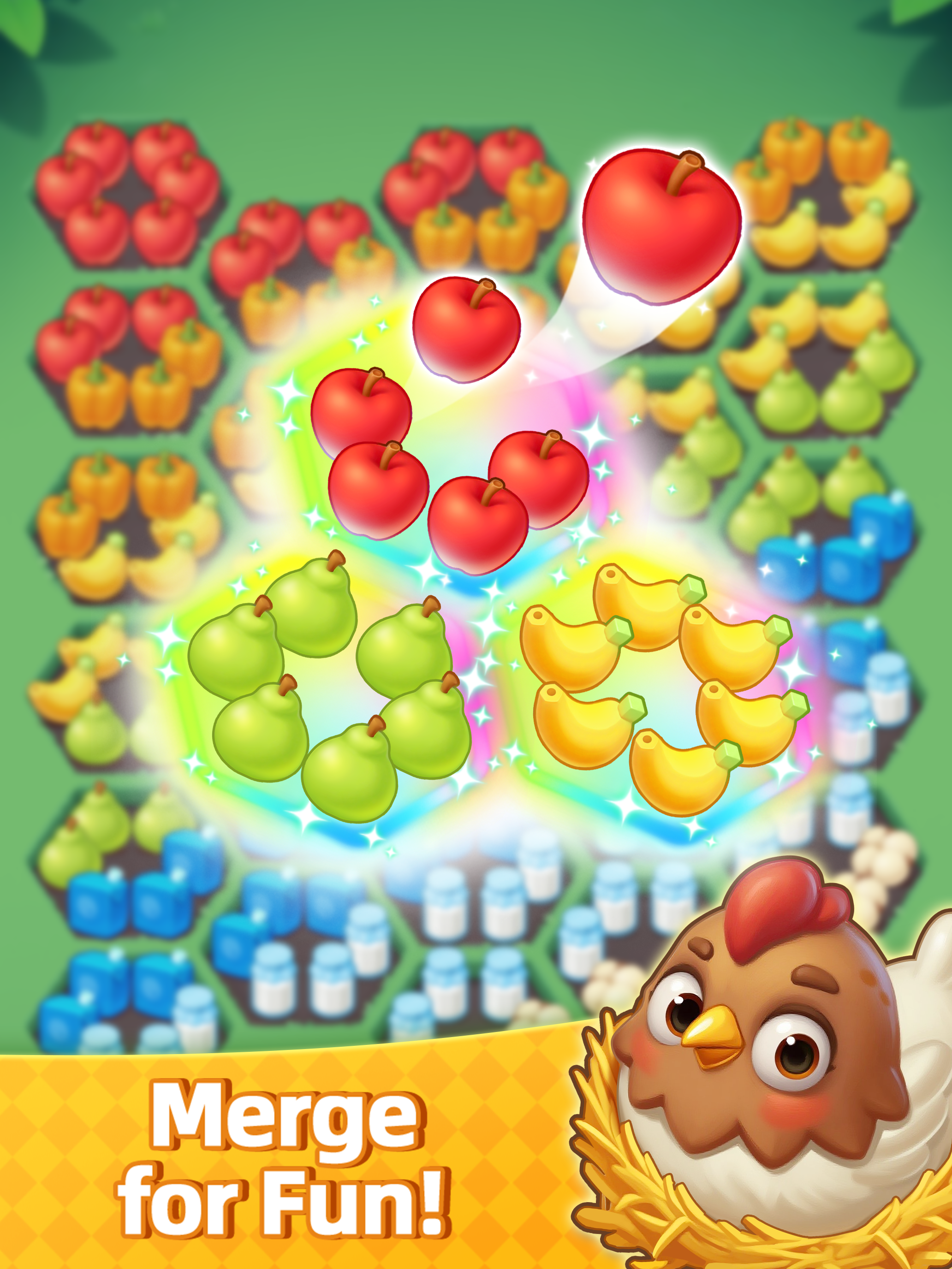 Farm Sort :Hexa Merge Master