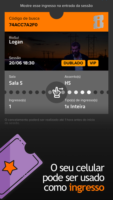 Ingresso.com +Filmes +Cinemas Screenshot