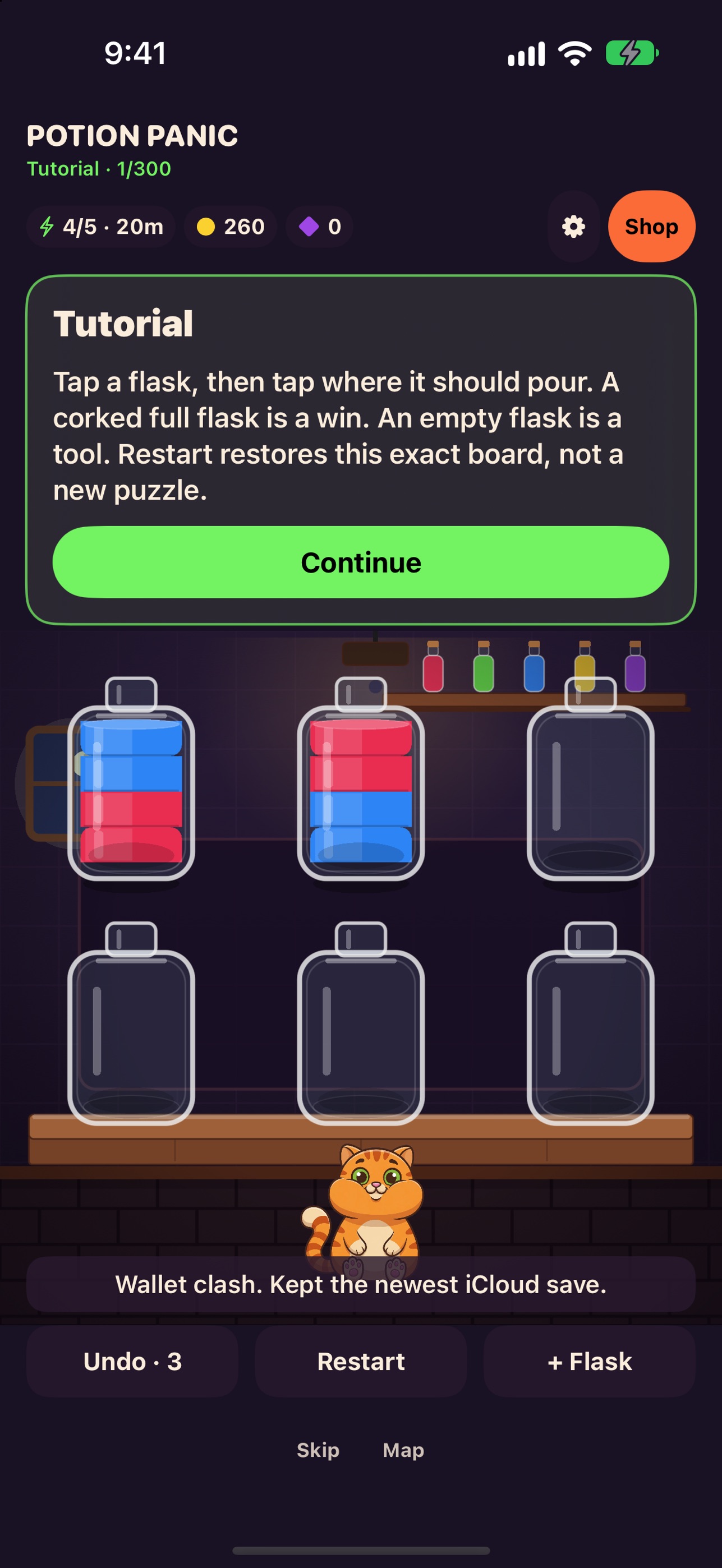 Screenshot 2 of Potion Panic: Chaos Color Sort