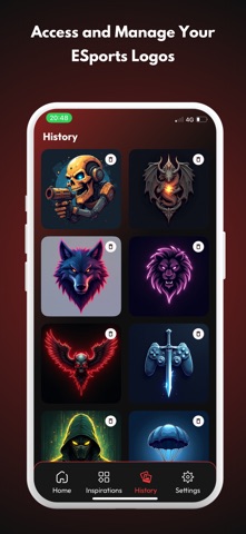 Gaming Logo Maker AI - EGL iPhone screenshot