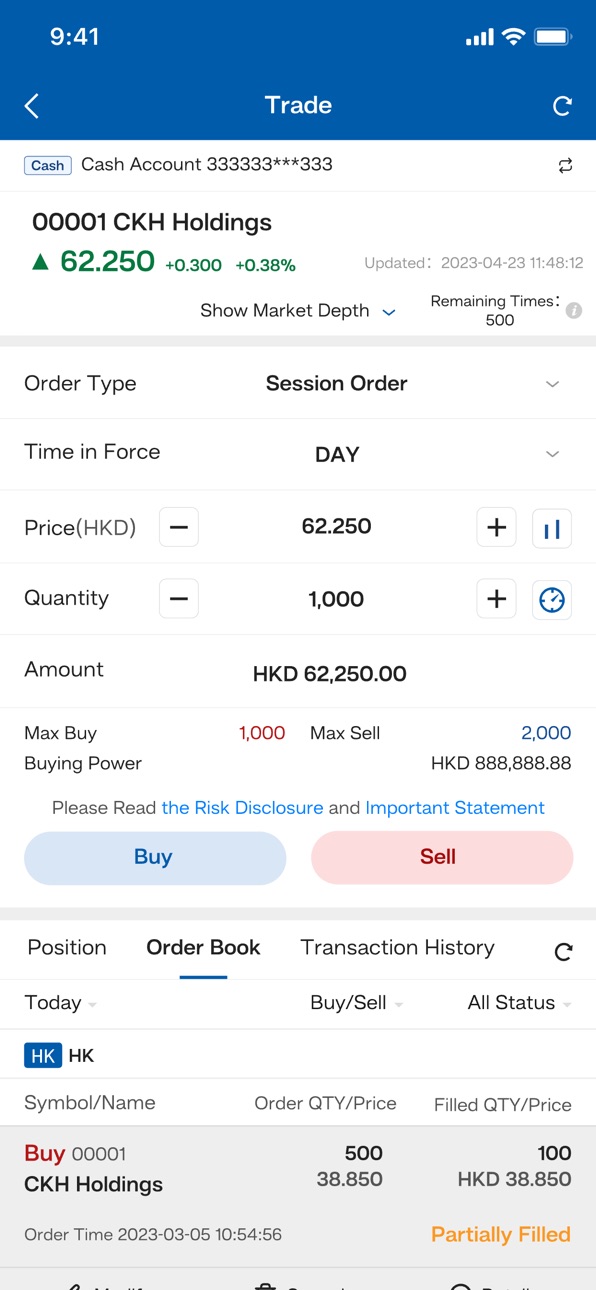 iPhone screenshot