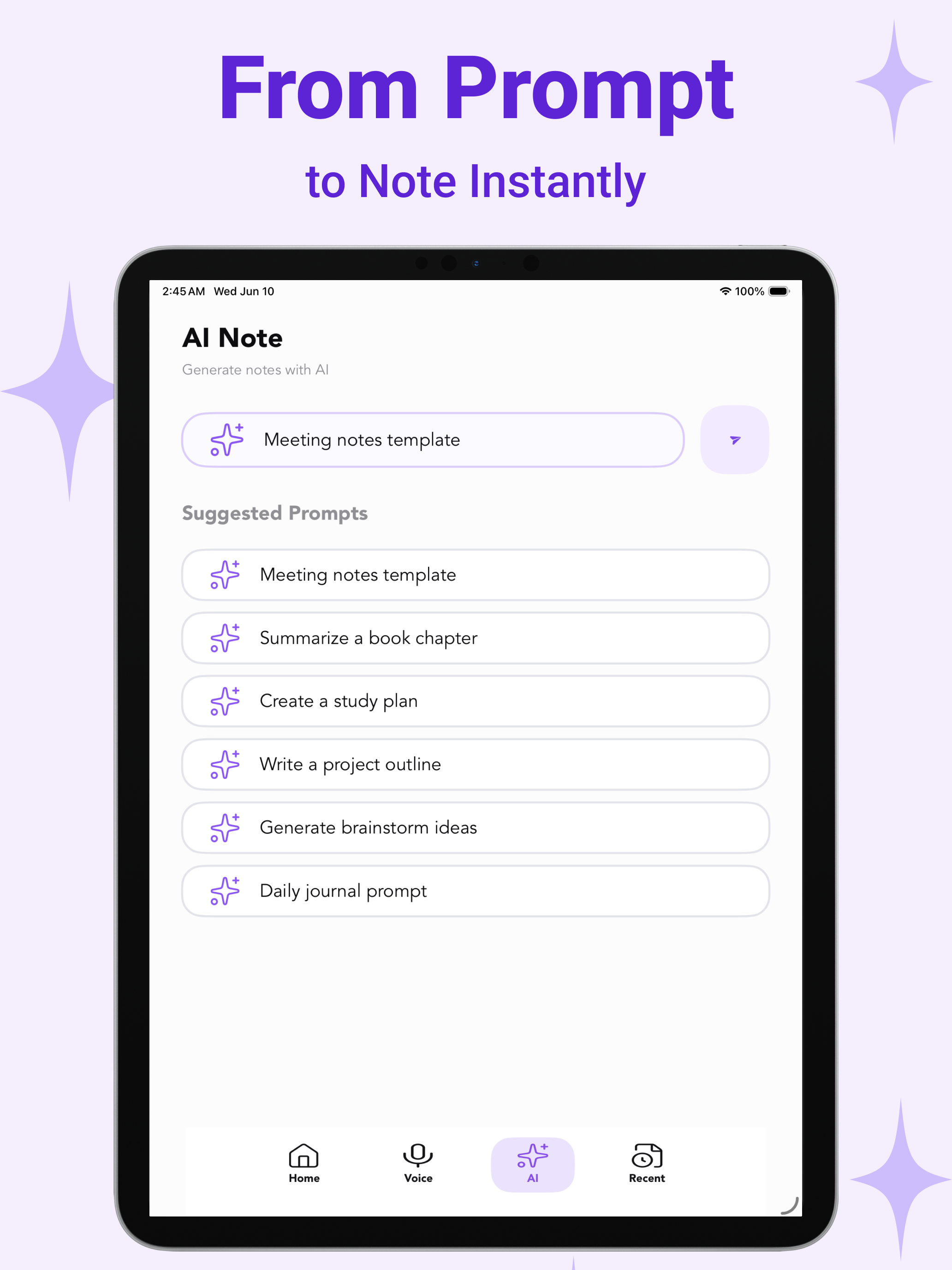 AI Notebook - AI Note Taker. screenshot 13