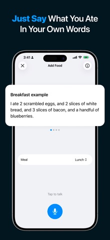 CalTalk – AI Calorie Tracker Screenshot 2 of 5