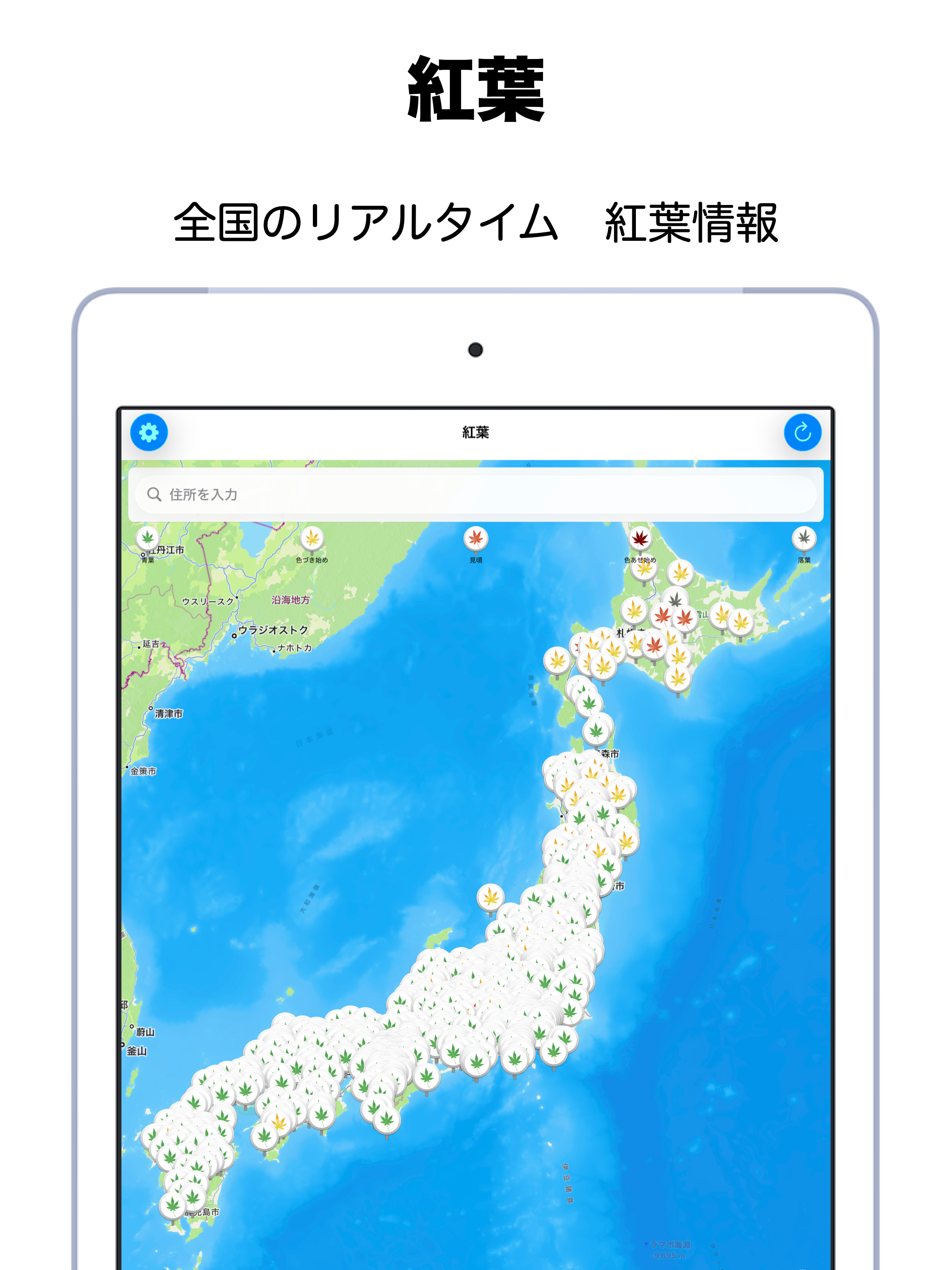 紅葉マップ – 全国の紅葉スポット＆見頃情報