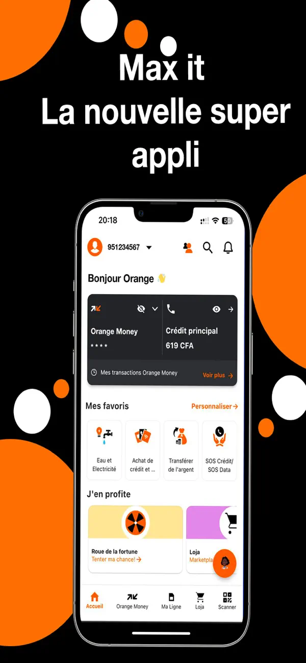 Screenshot #2 pour Orange Max it - Guinée-Bissau