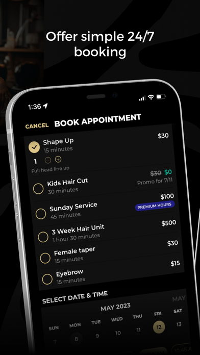 theCut: #1 Barber Booking App Screenshot