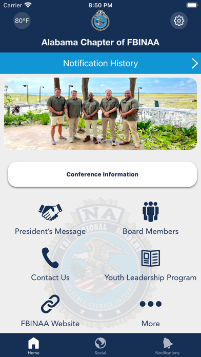 Alabama FBINAA Screenshot