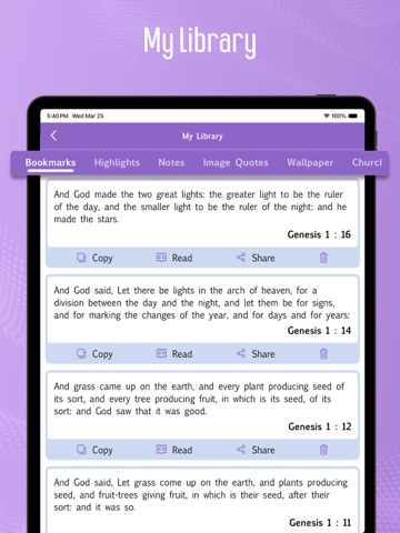 Simple English Bible (SEB) iPad screenshot