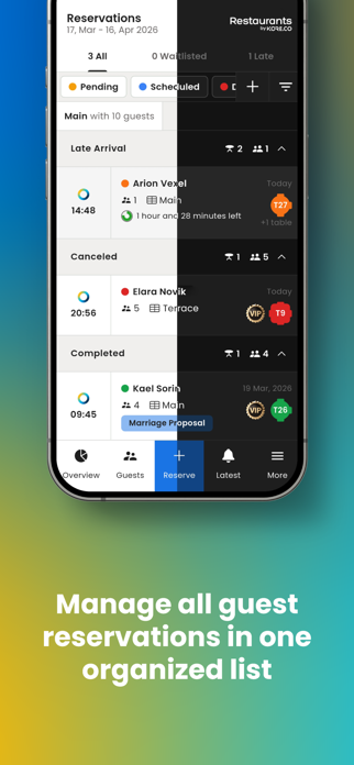 Reservations By Kore.co Screenshot 1 of 7