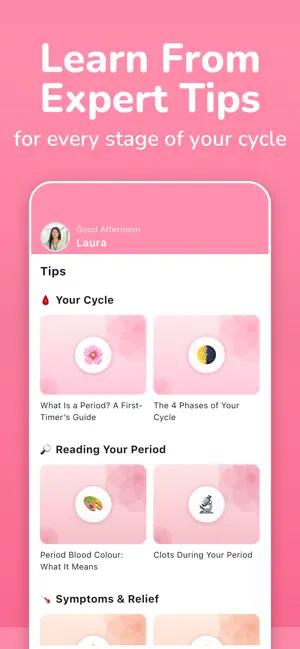 Period Tracker · Cycle & Flow screenshot 4