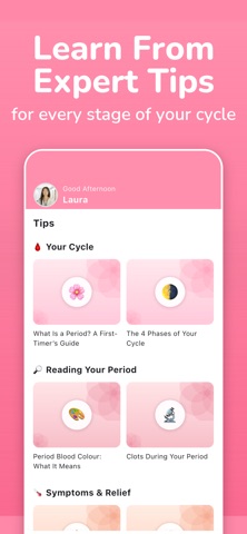Period Tracker · Cycle & Flow Screenshot 4 of 5