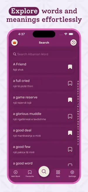 Albanian Dictionary - Offline screenshot 2