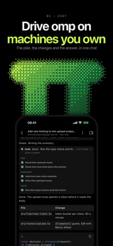Screenshot 1 of ompanion: omp client App