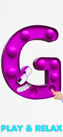 Pop It Alphabets Lore 3D Giant iPhone screenshot