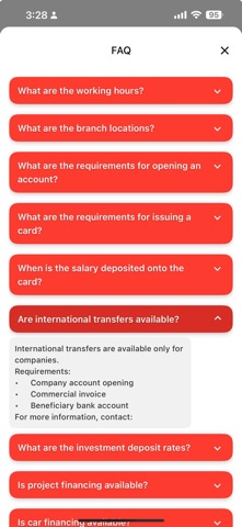 AlMashreq AlArabi Islamic Bank iPhone screenshot