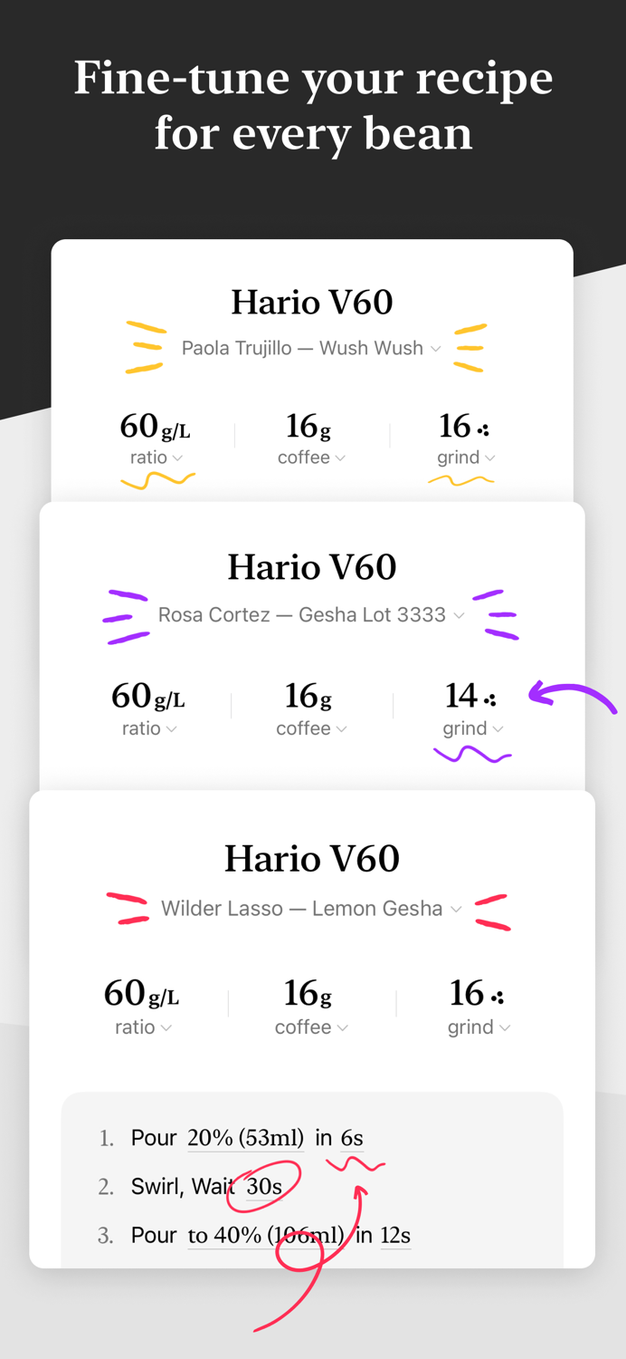 Kava — Pour Over Timer