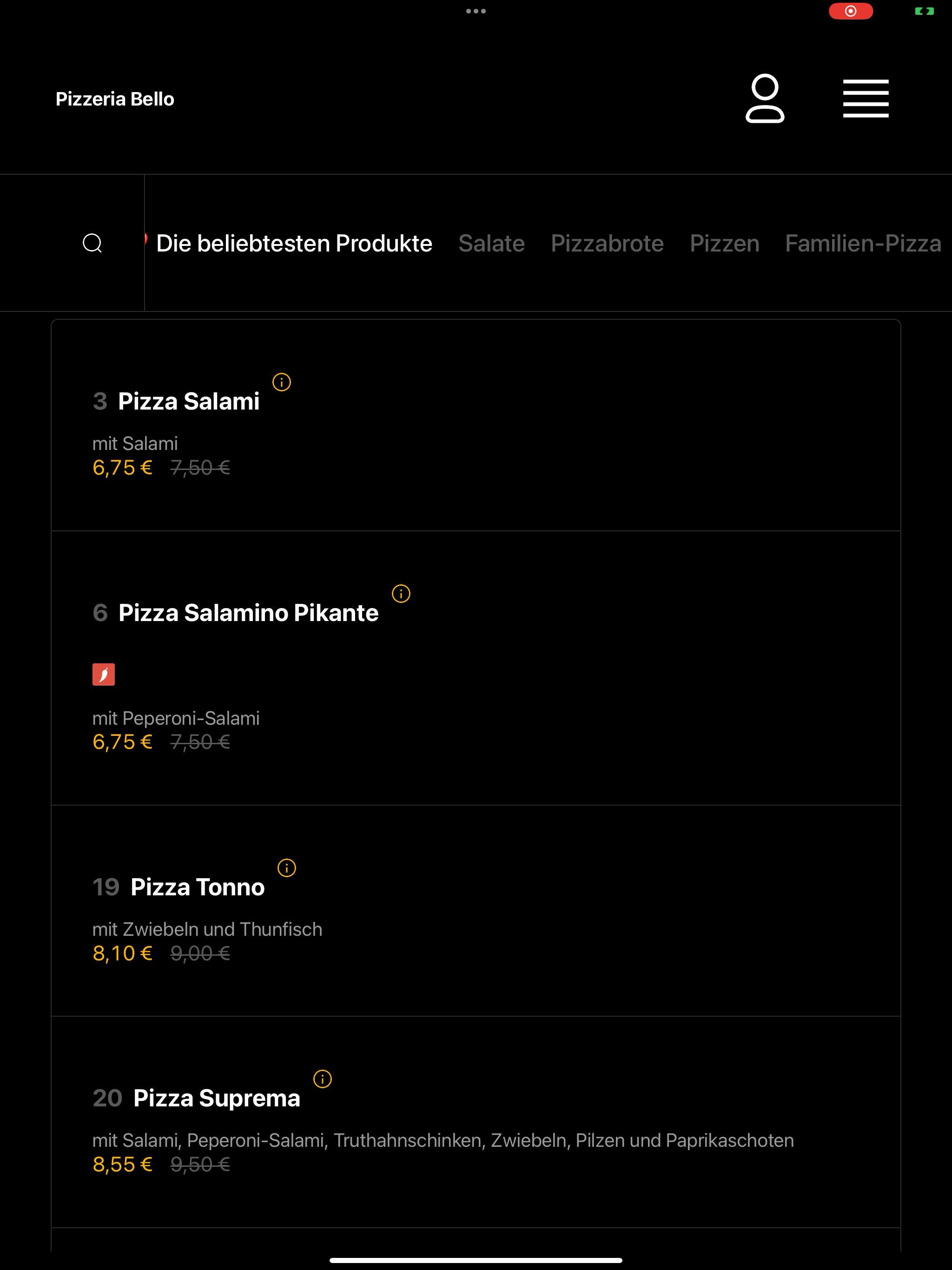 Pizzeria Bello screenshot 12