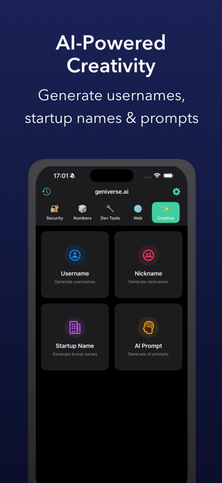 geniverse.ai: #1 generator kit Screenshot 4 of 6