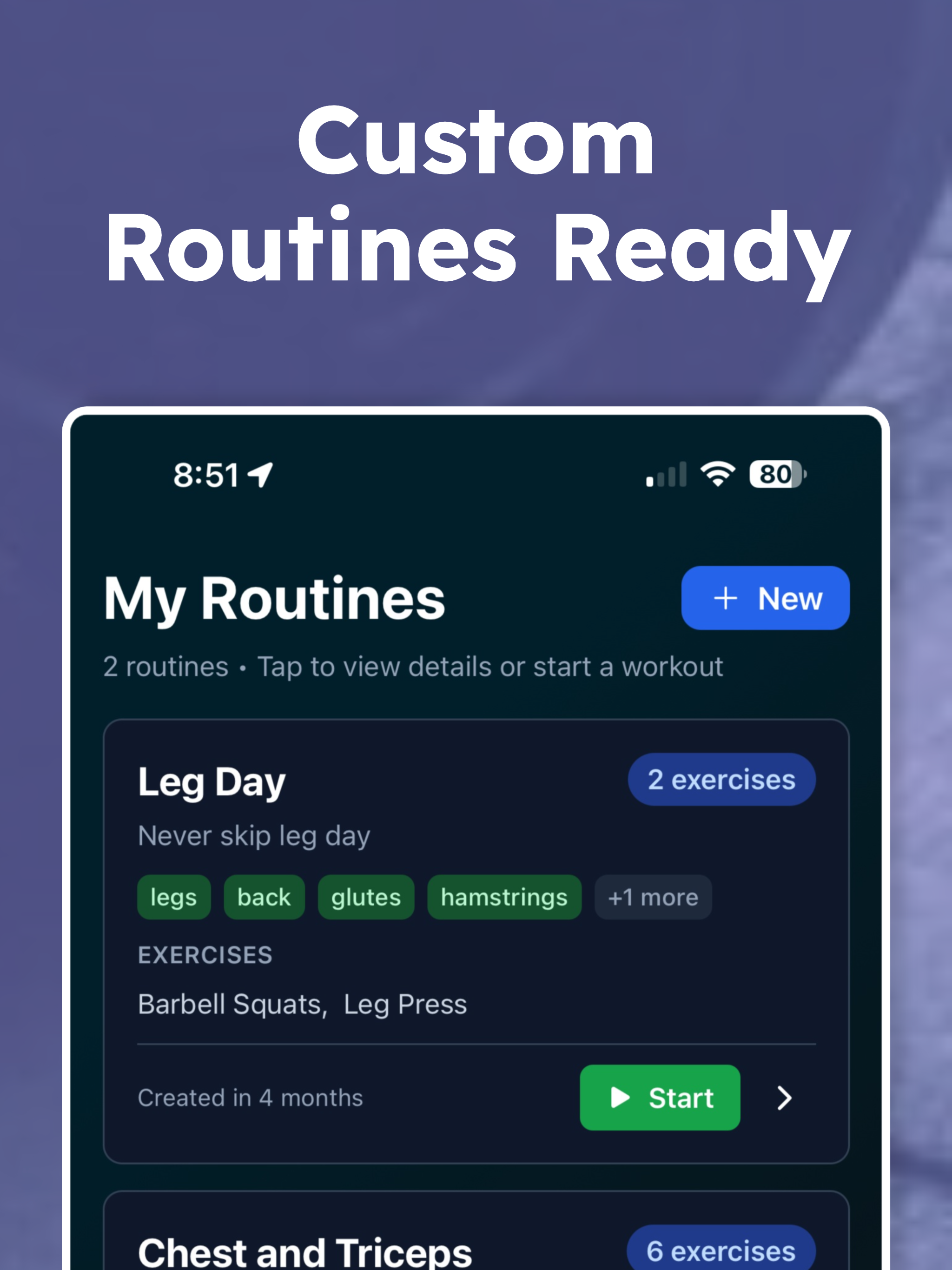 Workout Tracker: Reps and Sets