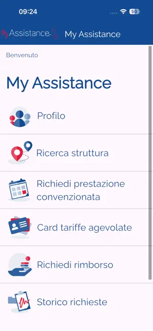 MyAssistance iPhone screenshot 1