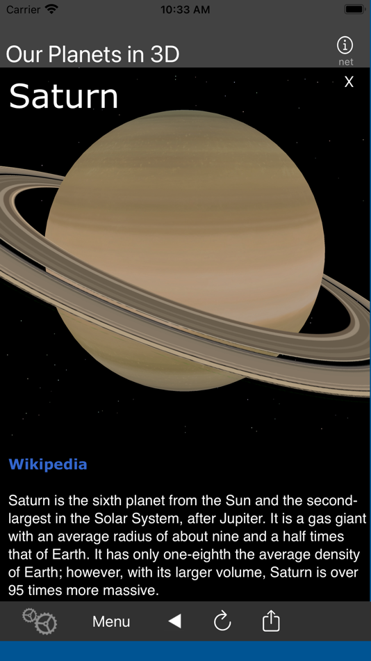 #4. Our Planets in 3D (iOS) 由: Kai Bruchmann
