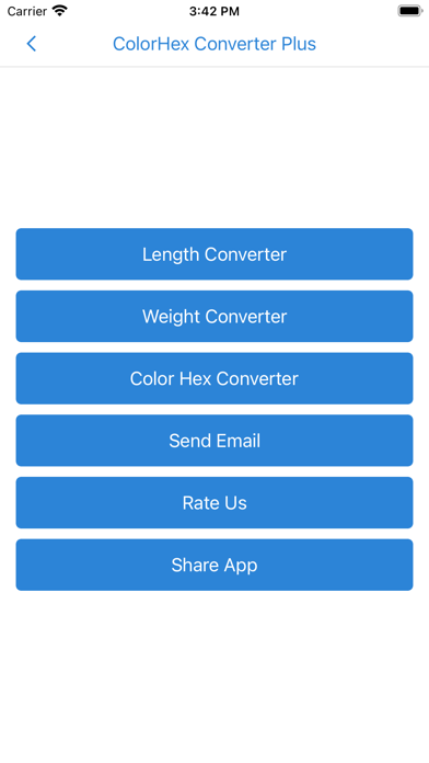 Screenshot #2 pour ColorHex Converter Plus