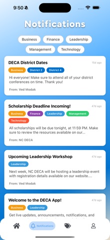 North Carolina DECA screenshot