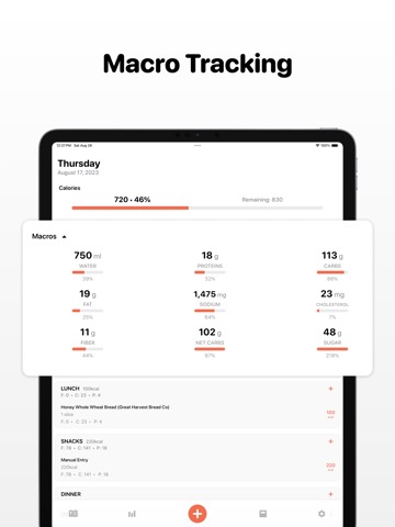 Calory: Calorie Counter Macrosのおすすめ画像6