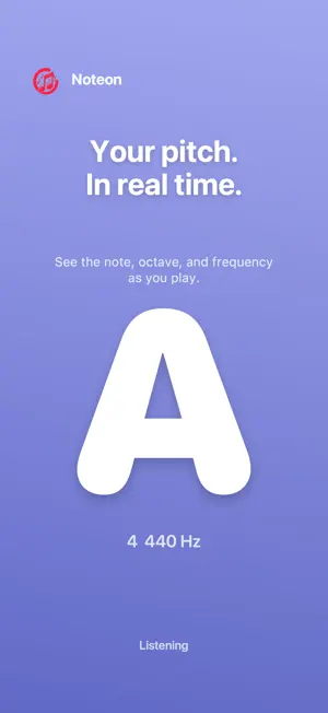 Noteon - Current Note Detector screenshot 2