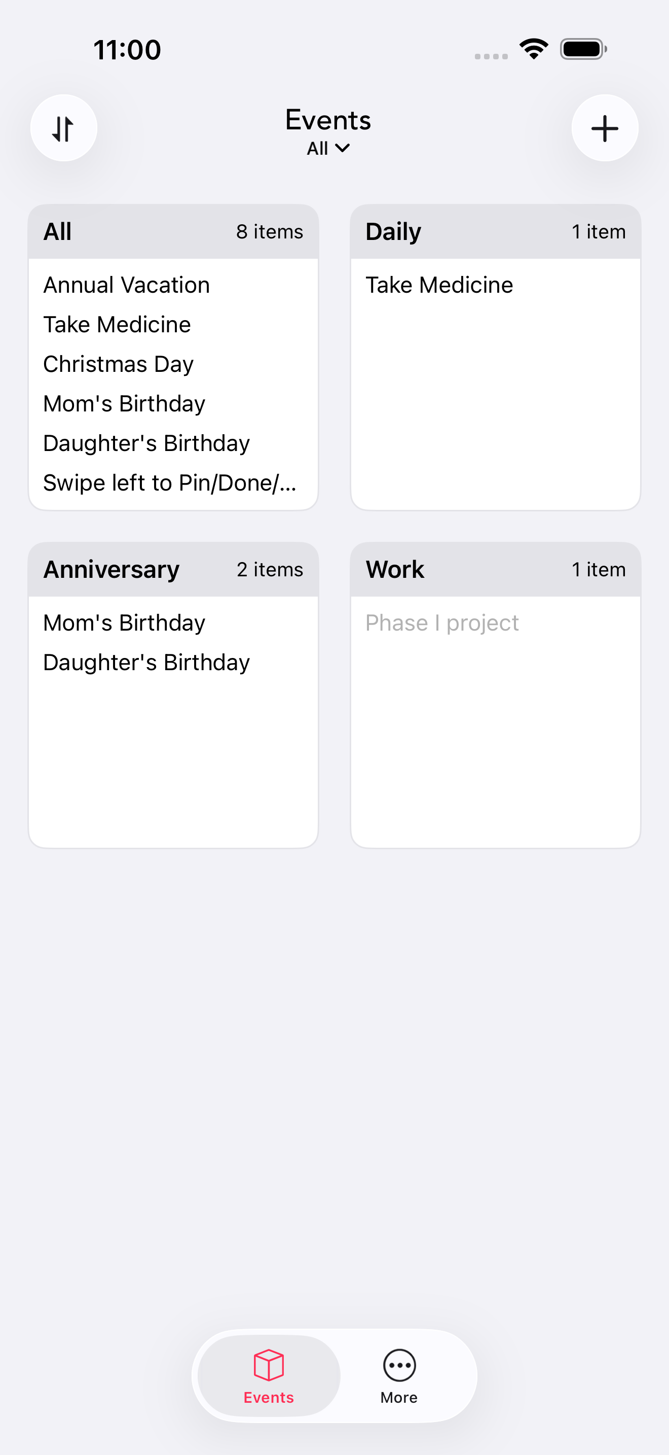 Countdown List - Days Matter