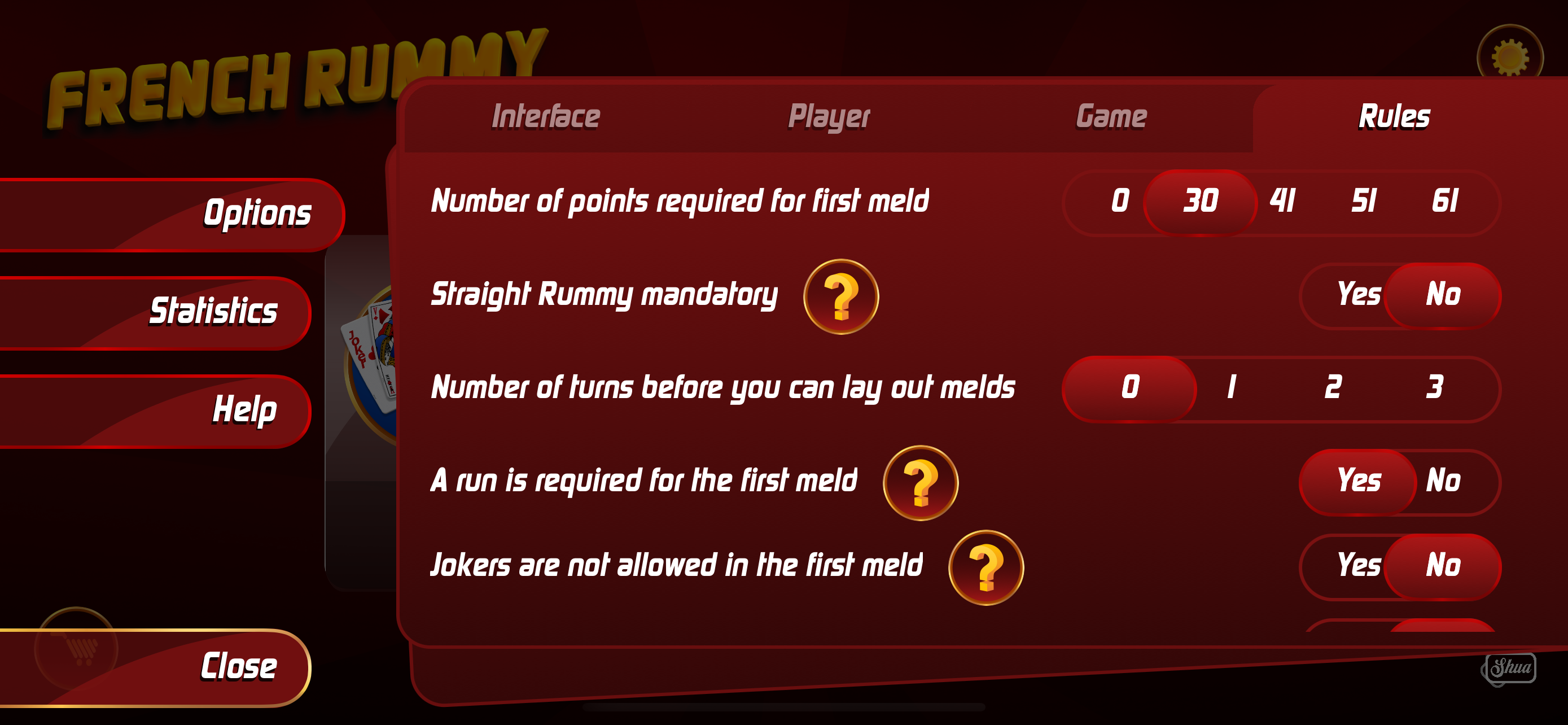 SHUA Rummy