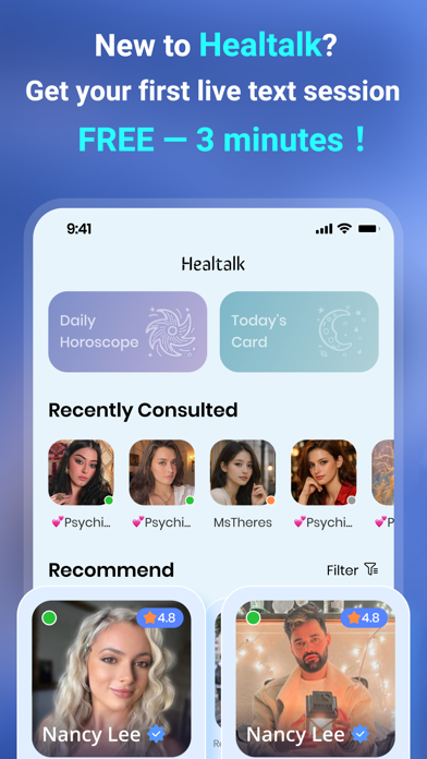 Screenshot #2 pour HealTalk - Text Reading