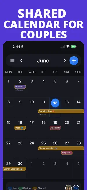 ShareTime: Couples Calendar screenshot 1