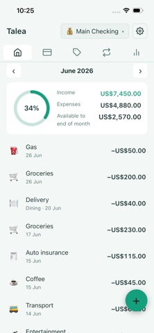 Talea - Budget Planner Screenshot 1 of 7