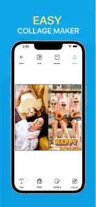 Easy Photo Collage Maker screenshot #1 for iPhone