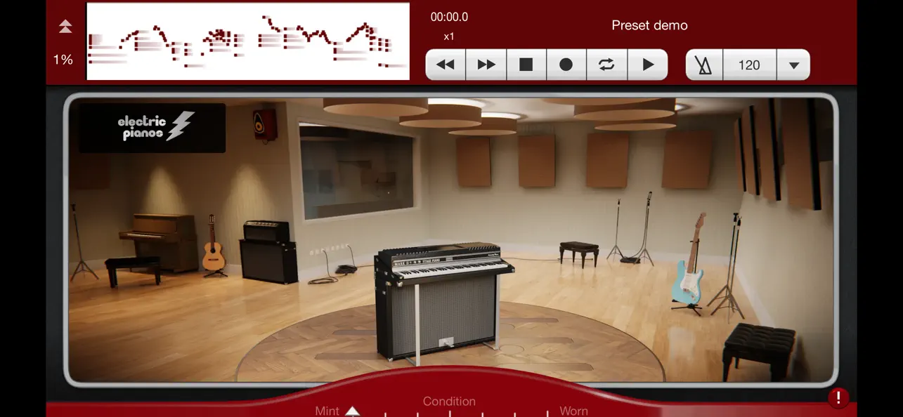 #2. Pianoteq 9 (iOS) 由: Modartt